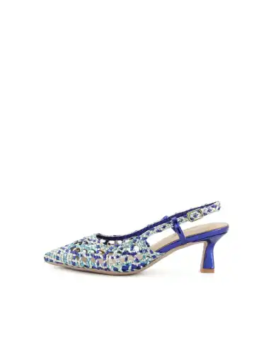 CLAUD•V SLING BACK BLU CLAUD•V SLING BACK BLU