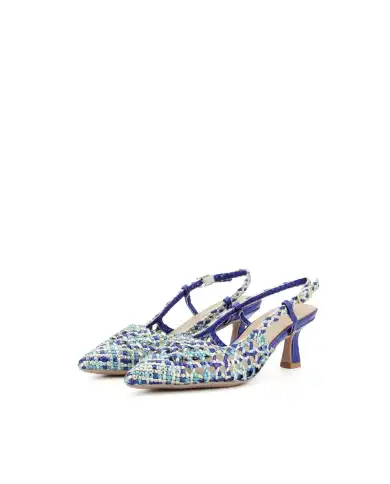 CLAUD•V SLING BACK BLU CLAUD•V SLING BACK BLU