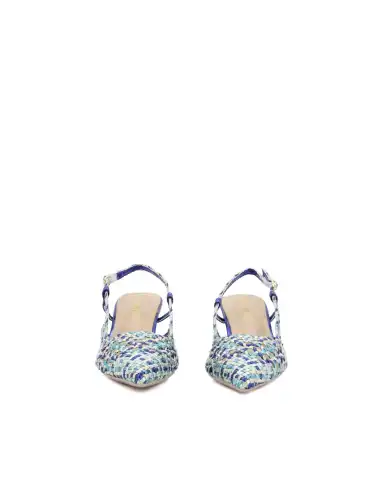 CLAUD•V SLING BACK BLU CLAUD•V SLING BACK BLU