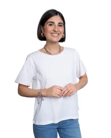 ICHI T-SHIRT BIANCO ICHI T-SHIRT BIANCO