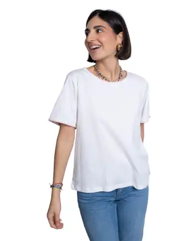ICHI T-SHIRT BIANCO ICHI T-SHIRT BIANCO