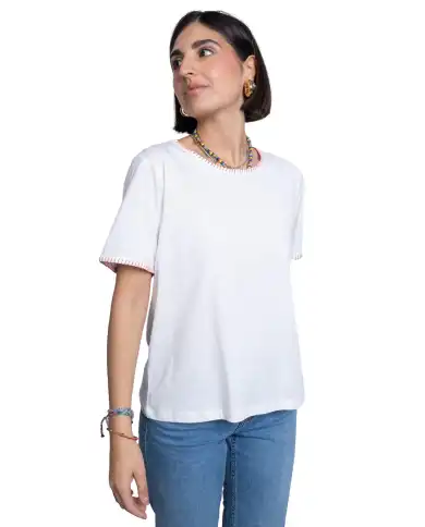 ICHI T-SHIRT BIANCO ICHI T-SHIRT BIANCO