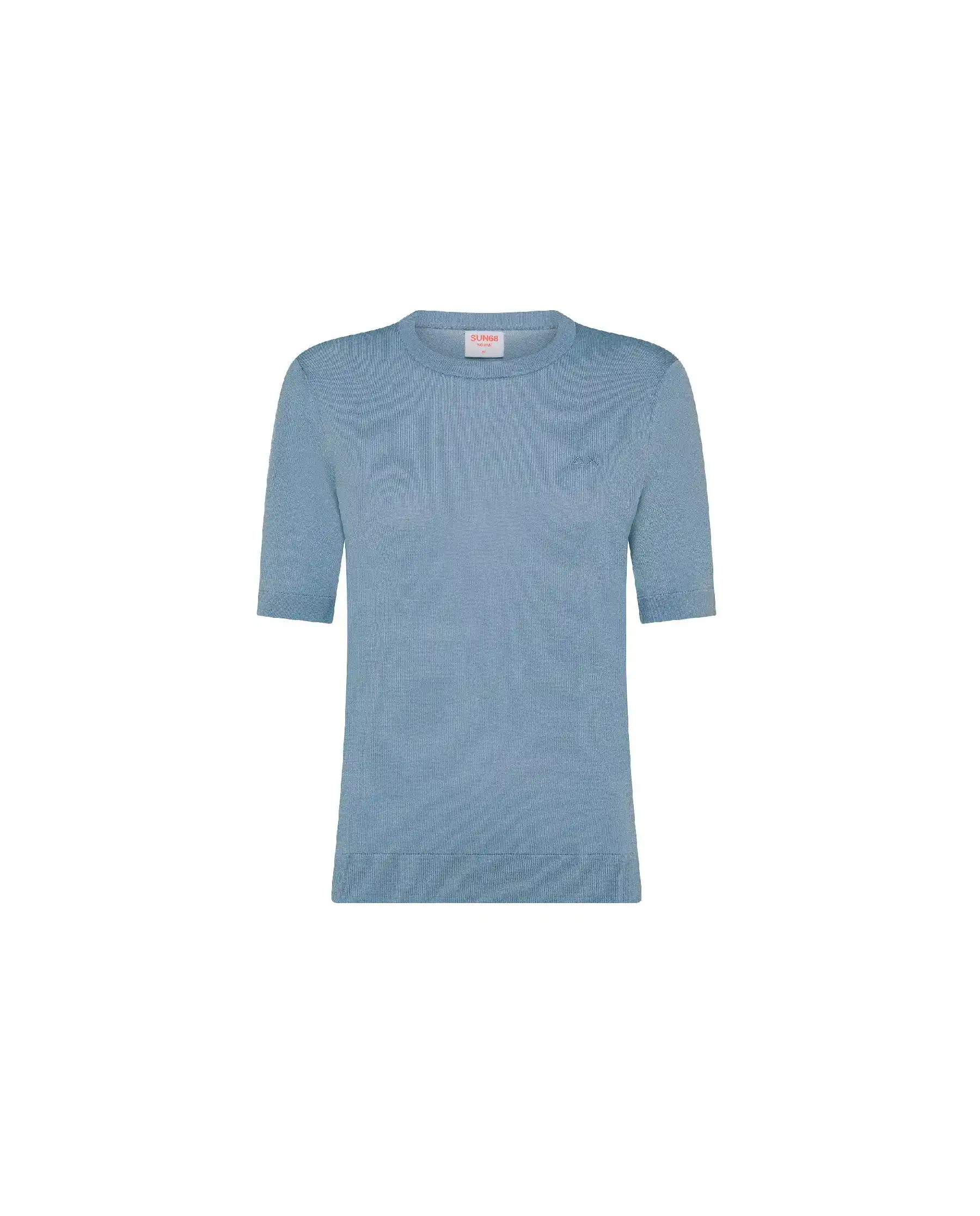SUN 68 T-SHIRT AZZURRO