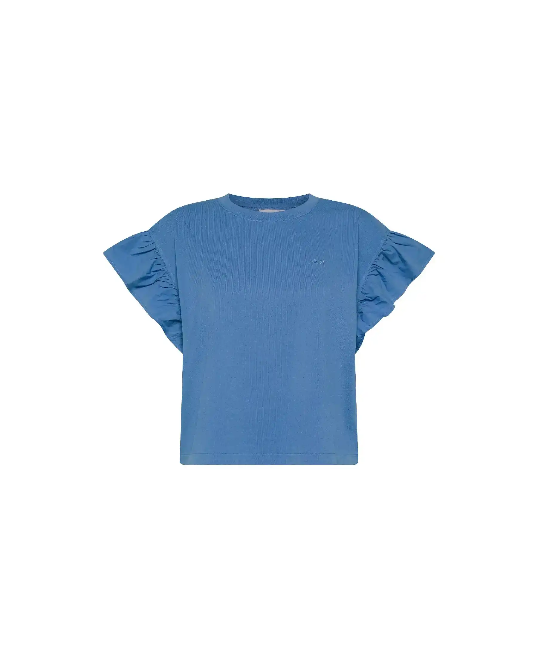 SUN 68 T-SHIRT AZZURRO