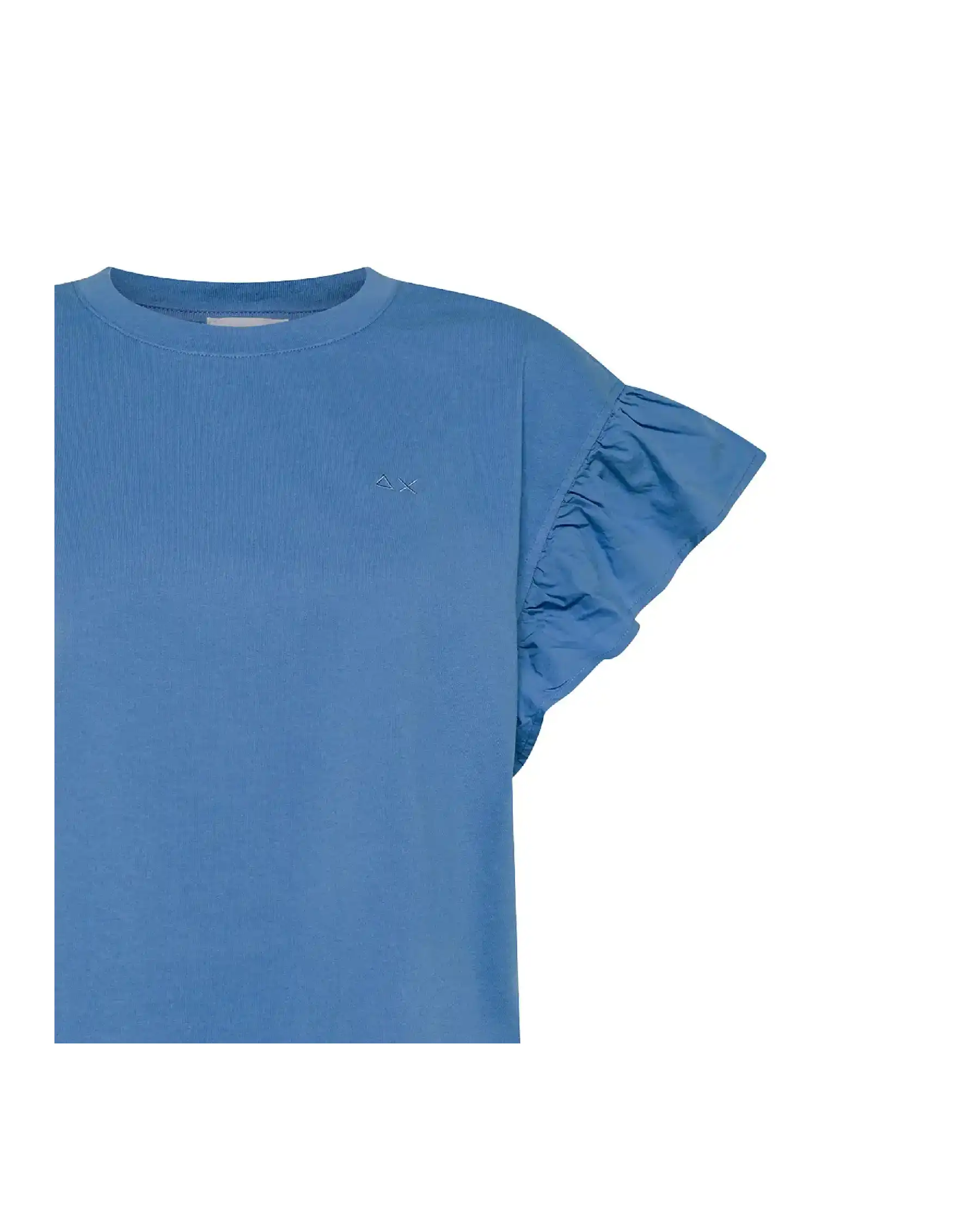 SUN 68 T-SHIRT AZZURRO