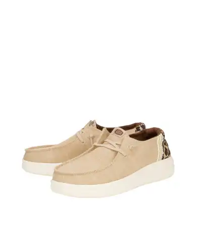 HEY DUDE WENDY ANIMAL BEIGE HEY DUDE WENDY ANIMAL BEIGE