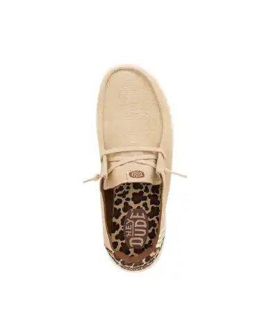 HEY DUDE WENDY ANIMAL BEIGE HEY DUDE WENDY ANIMAL BEIGE