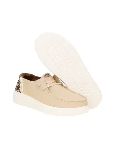 HEY DUDE WENDY ANIMAL BEIGE HEY DUDE WENDY ANIMAL BEIGE