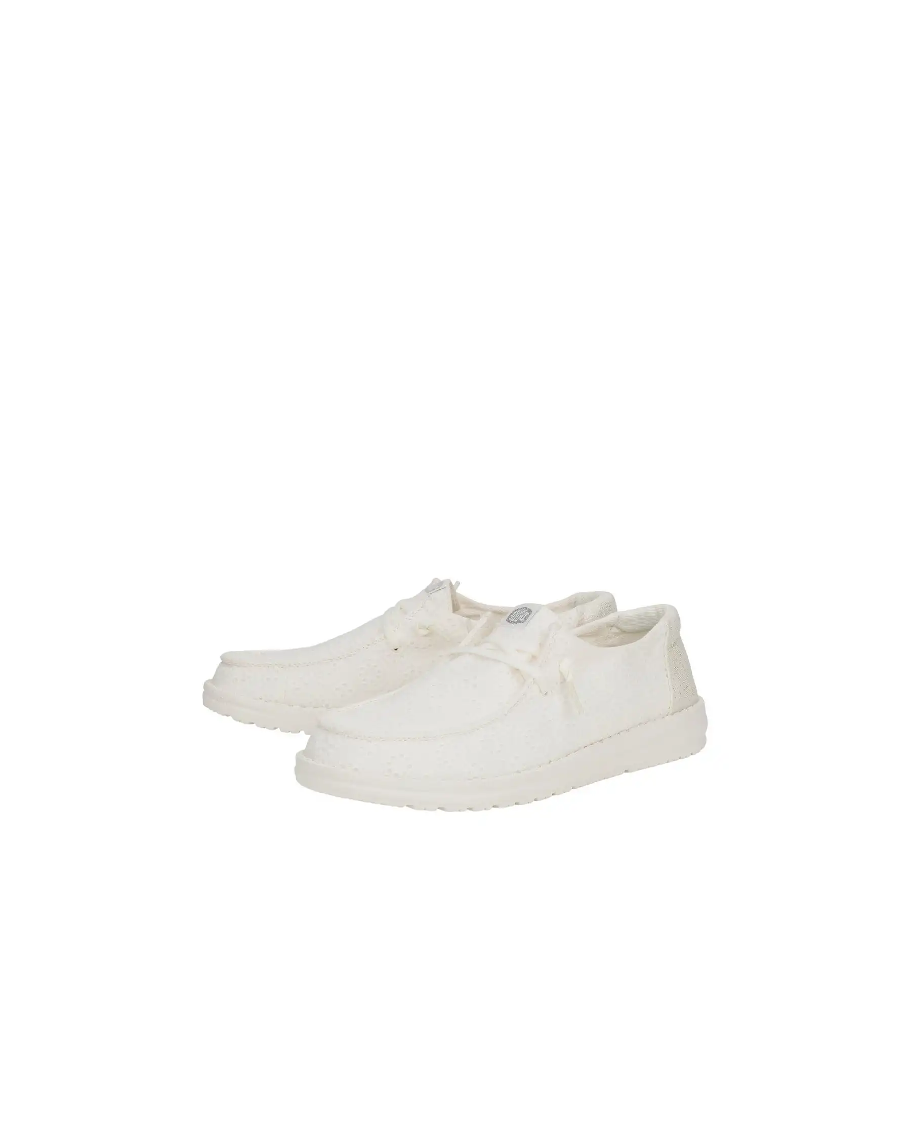 HEY DUDE WENDY EYELET BIANCO HEY DUDE WENDY EYELET BIANCO