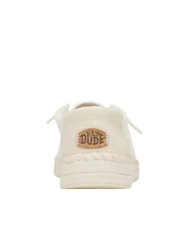 HEY DUDE WENDY ESPADRILLE BIANCO HEY DUDE WENDY ESPADRILLE BIANCO