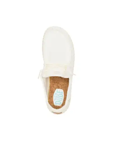 HEY DUDE WENDY ESPADRILLE BIANCO HEY DUDE WENDY ESPADRILLE BIANCO