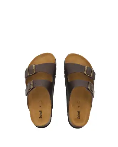 SCHOLL CIABATTINE MARRONE SCHOLL CIABATTINE MARRONE