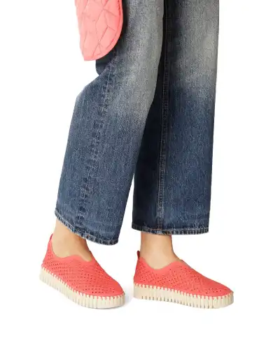 ILSE JACOBSEN MOCASSINI ROSSO