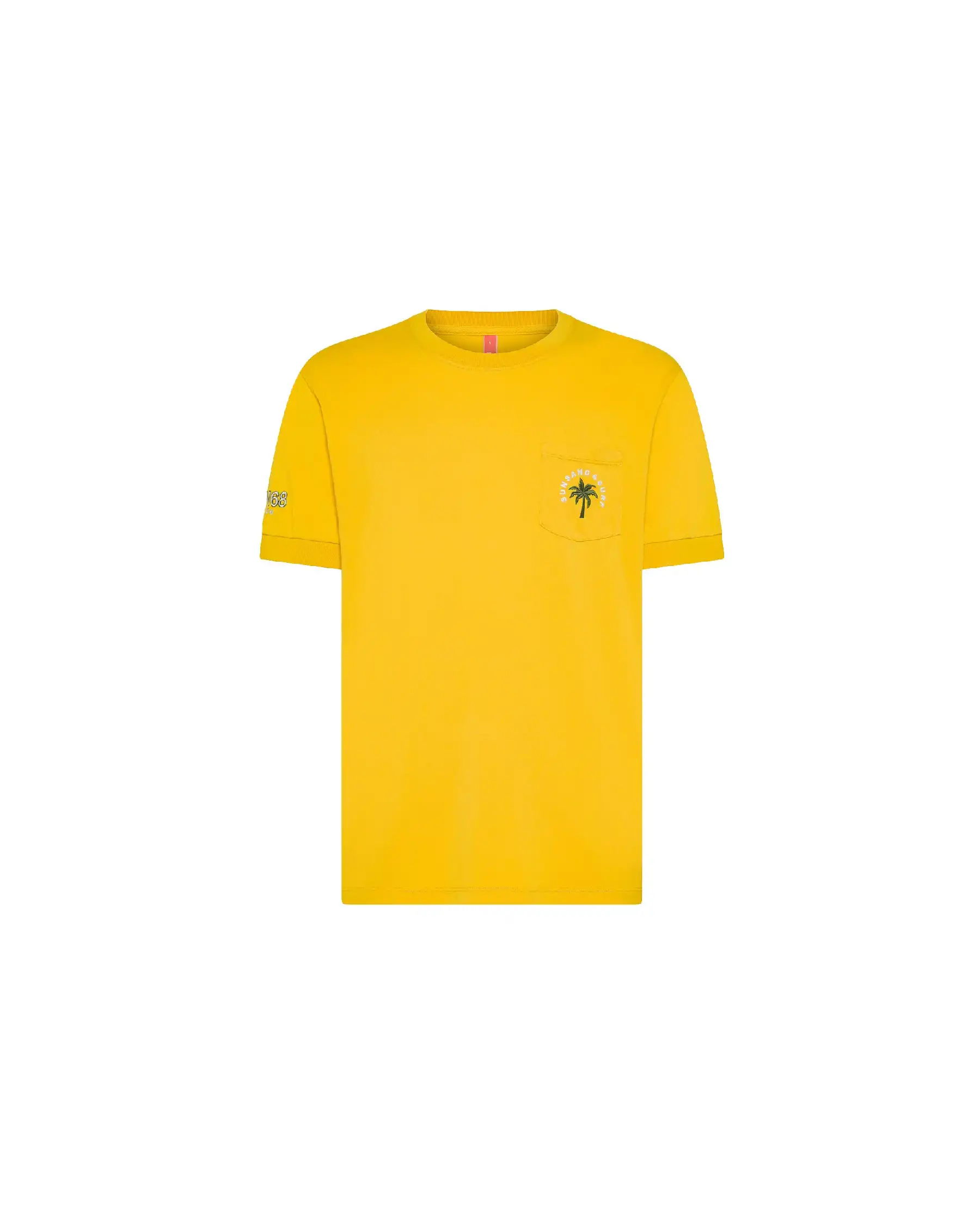 SUN 68 T-SHIRT GIALLO