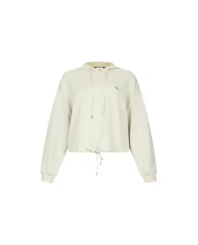 LIU JO FELPA CON CAPPUCCIO BEIGE