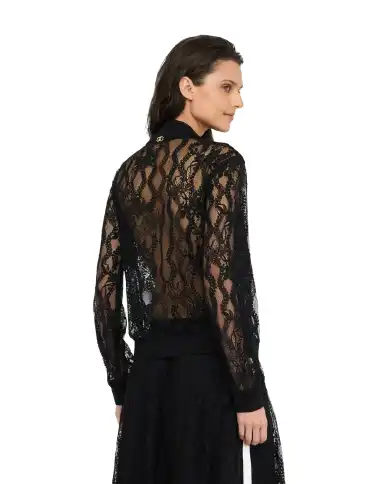 LIU JO GIACCA IN PIZZO NERO