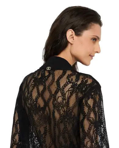 LIU JO GIACCA IN PIZZO NERO