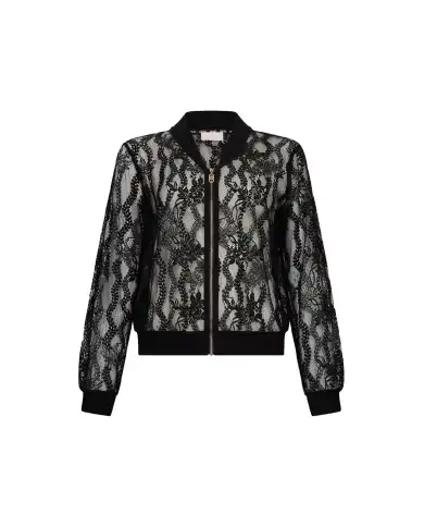 LIU JO GIACCA IN PIZZO NERO