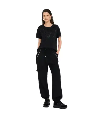 LIU JO T-SHIRT NERO LIU JO T-SHIRT NERO