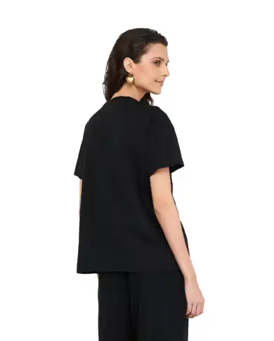 LIU JO T-SHIRT NERO LIU JO T-SHIRT NERO