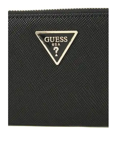 GUESS PORTAFOGLIO LAUREL NERO GUESS PORTAFOGLIO LAUREL NERO