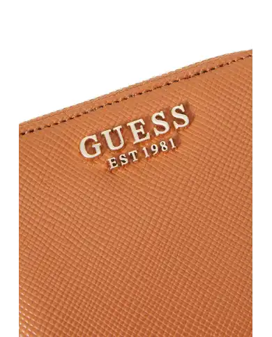 GUESS PORTAFOGLIO LAUREL COGNAC GUESS PORTAFOGLIO LAUREL COGNAC