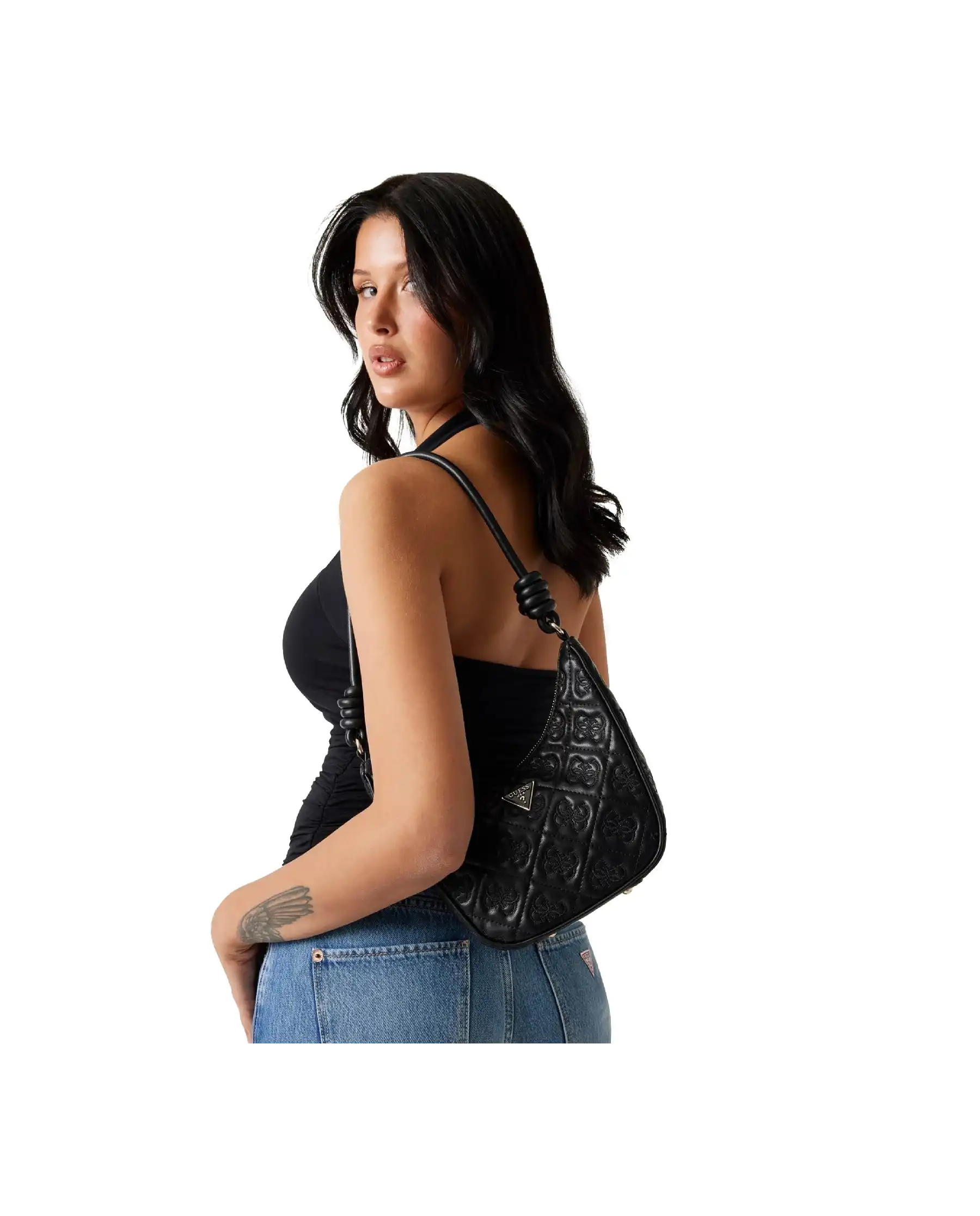 GUESS BORSA ADELASIA NERO