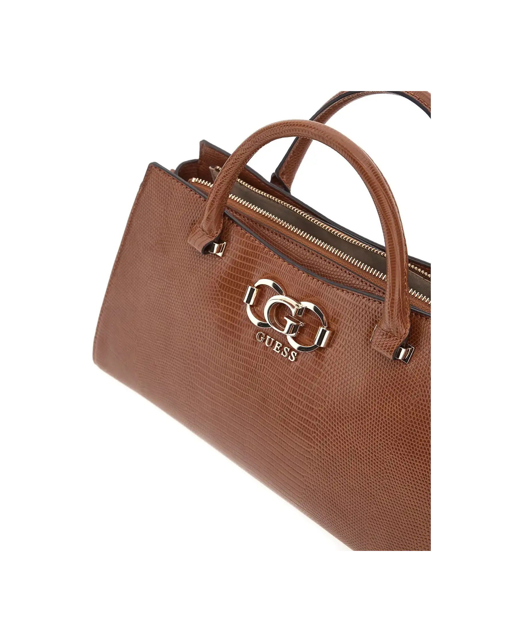 GUESS BORSA SALINGE COGNAC