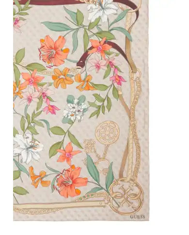 GUESS FOULARD KEFIAH BEIGE GUESS FOULARD KEFIAH BEIGE