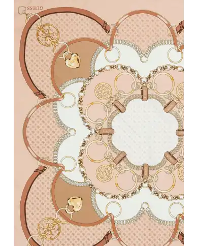 GUESS FOULARD KEFIAH ROSA GUESS FOULARD KEFIAH ROSA