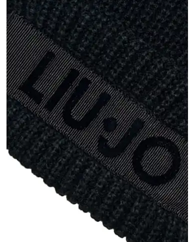 LIU JO BERRETTO BEANIE NERO LIU JO BERRETTO BEANIE NERO
