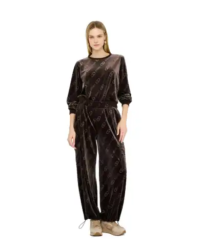 LIU JO FELPA MARRONE