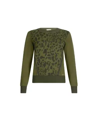 LIU JO MAGLIA VERDE MILITARE