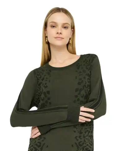 LIU JO ABITO VERDE MILITARE LIU JO ABITO VERDE MILITARE