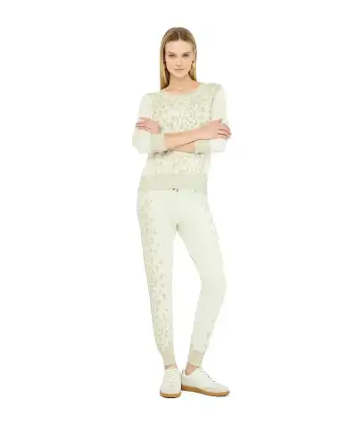 LIU JO PANTALONI PANNA