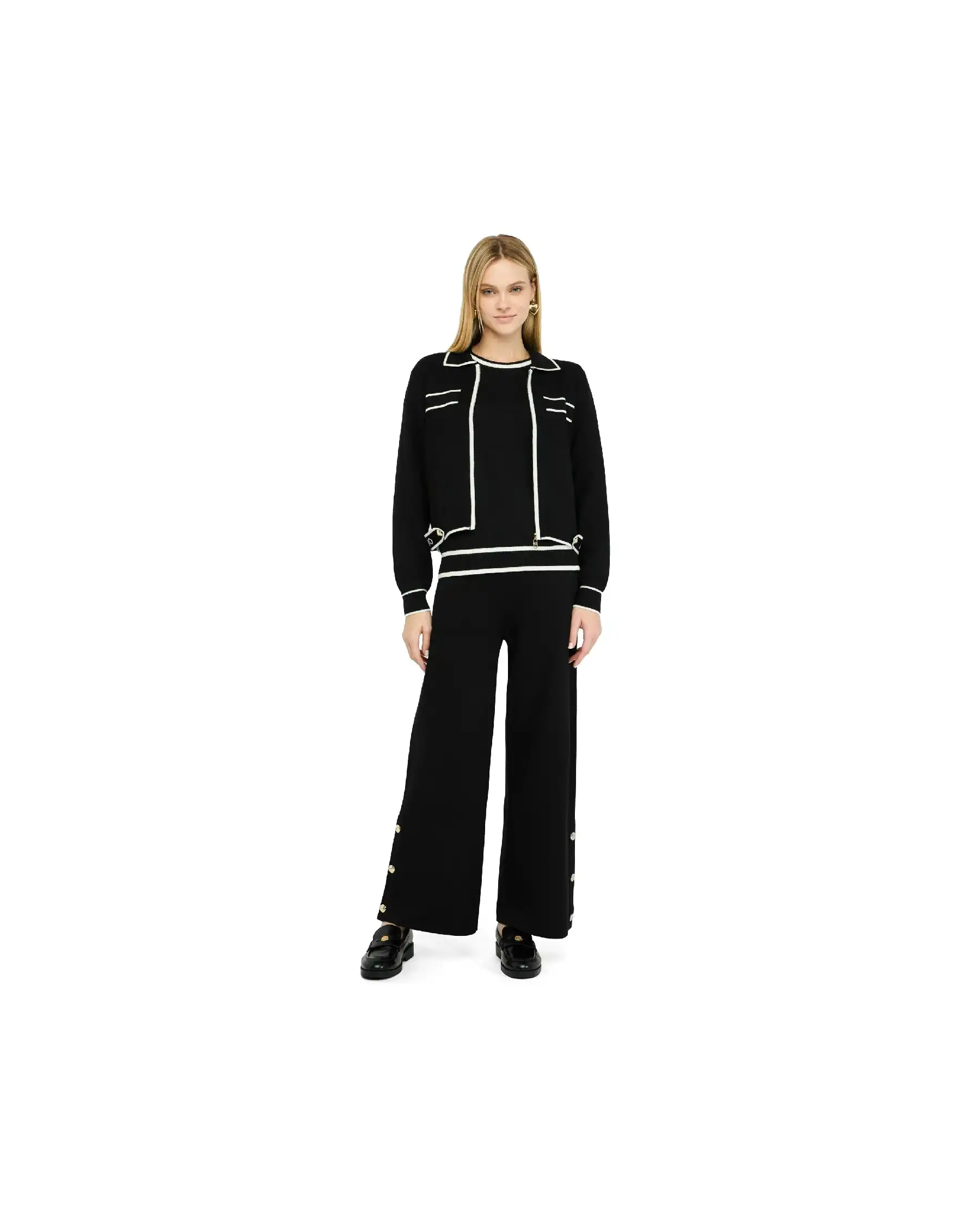 LIU JO CARDIGAN NERO LIU JO CARDIGAN NERO