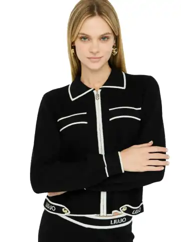 LIU JO CARDIGAN NERO