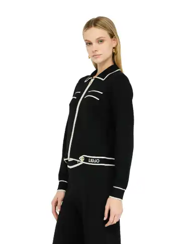 LIU JO CARDIGAN NERO