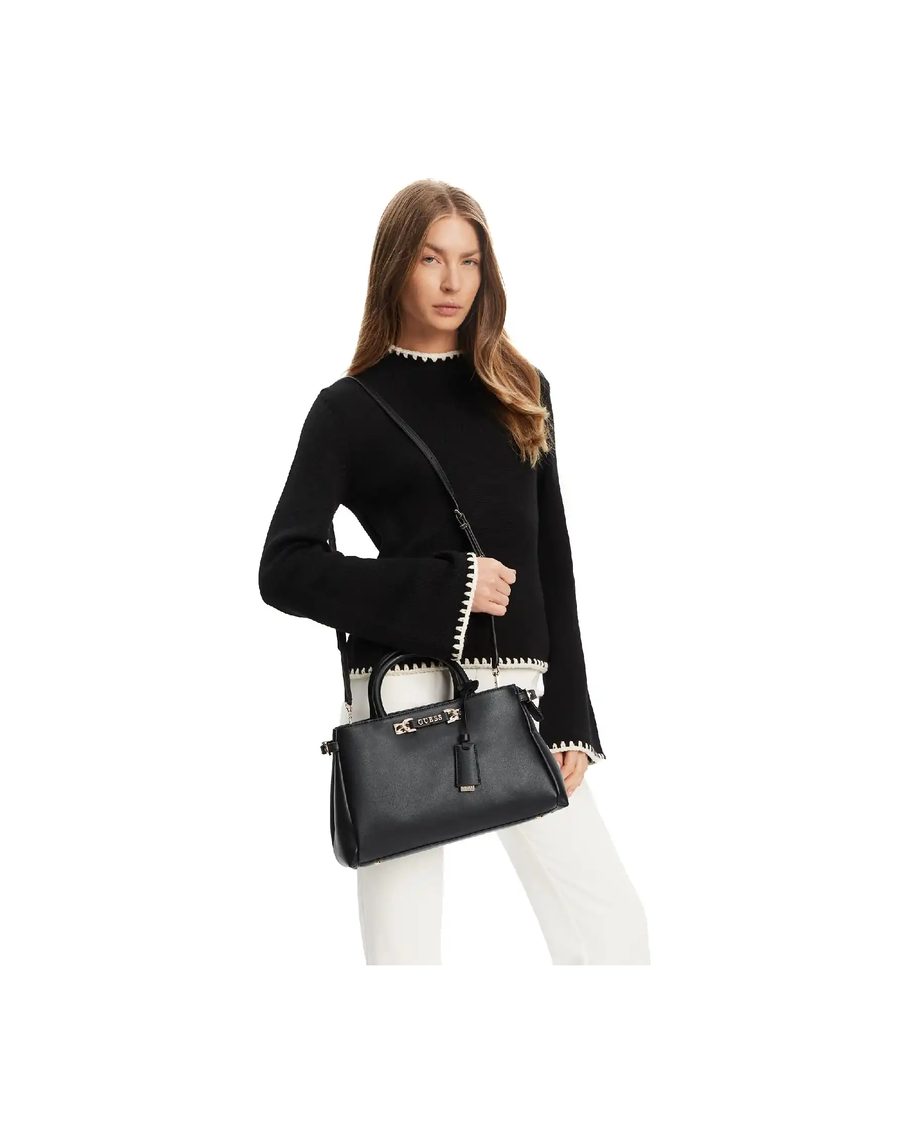 GUESS BORSA LEFIA NERO GUESS BORSA LEFIA NERO