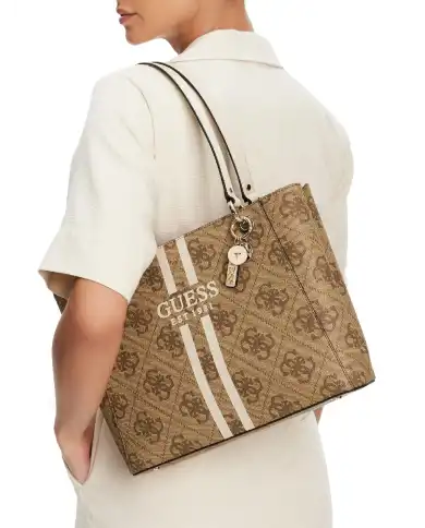 GUESS BORSA NOELLE BEIGE GUESS BORSA NOELLE BEIGE