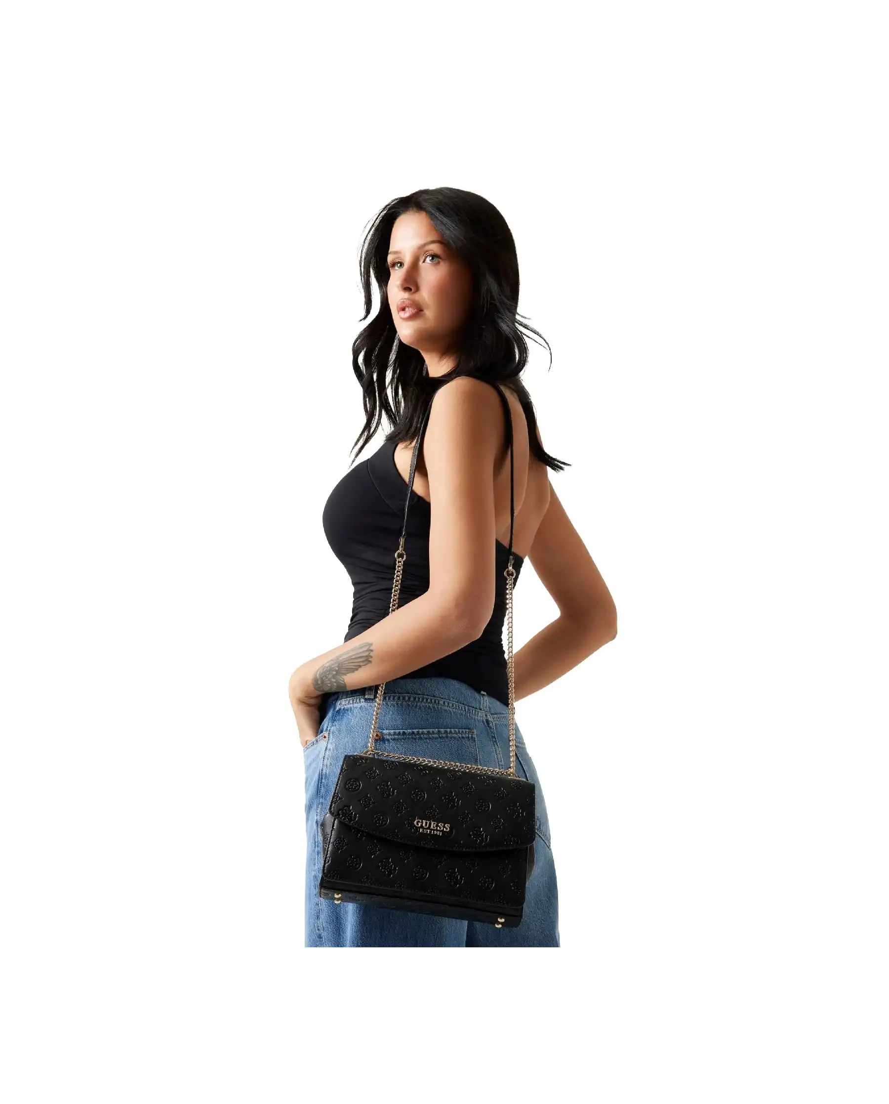 GUESS BORSA PHOEBE NERO GUESS BORSA PHOEBE NERO