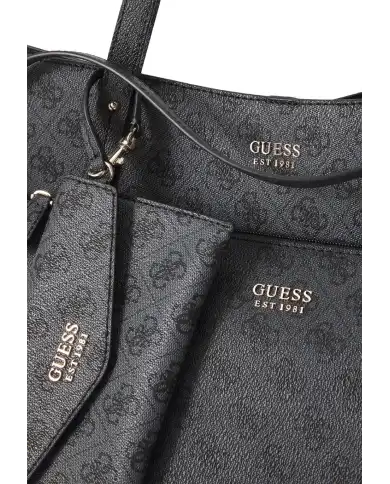 GUESS BORSA BRENTON NERO GUESS BORSA BRENTON NERO