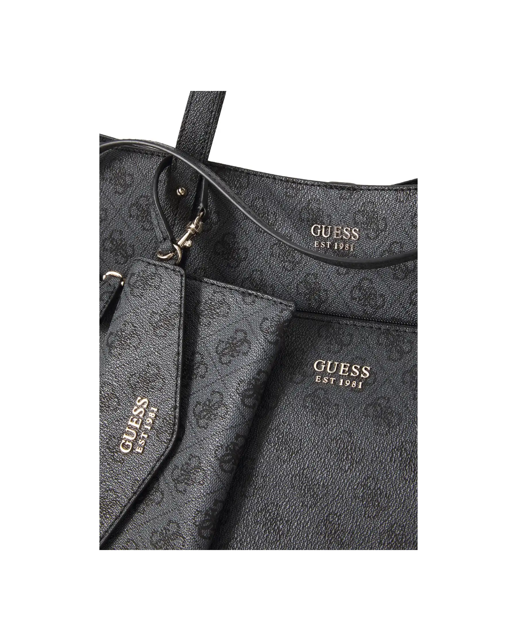 GUESS BORSA BRENTON NERO GUESS BORSA BRENTON NERO