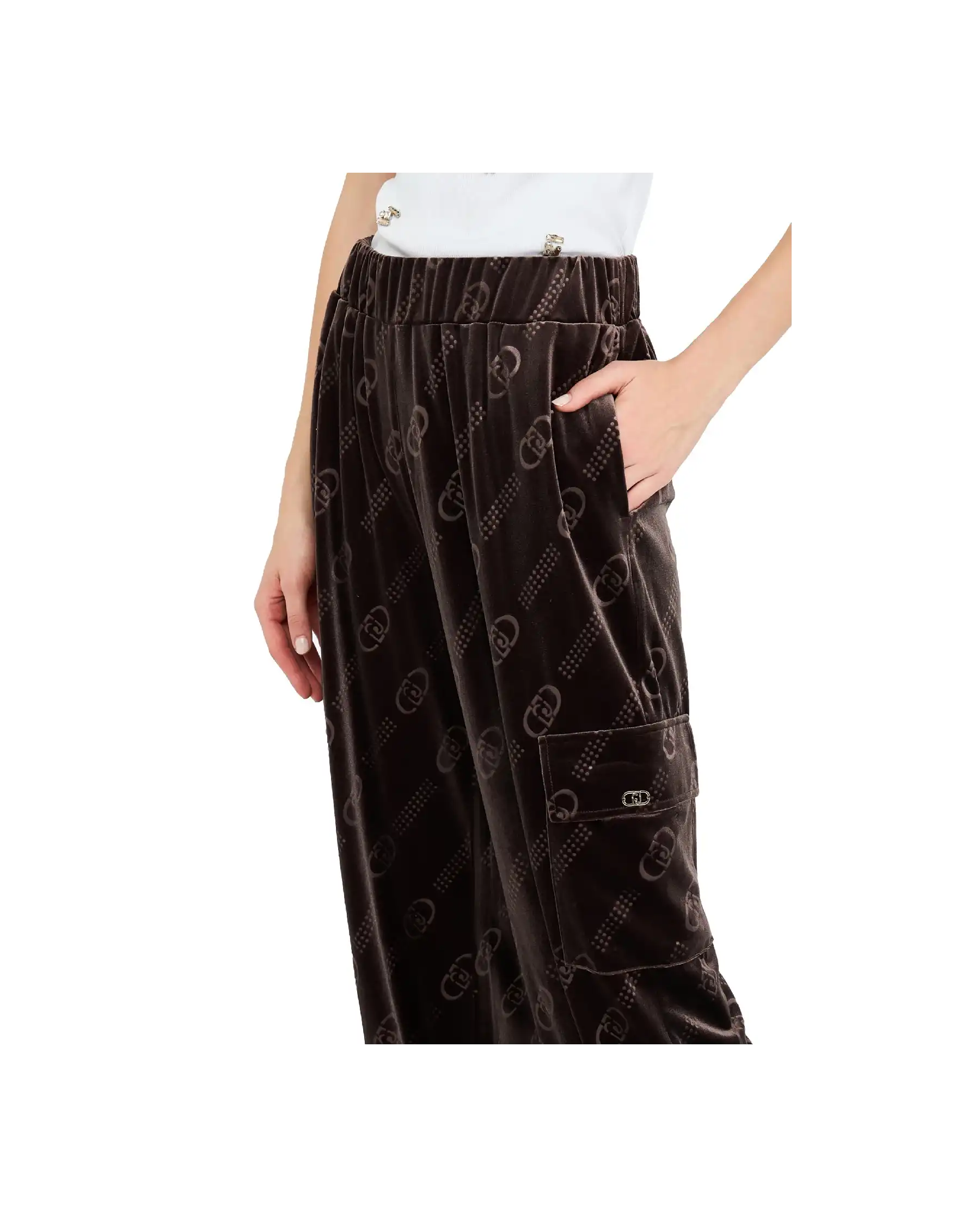 LIU JO PANTALONI MARRONE