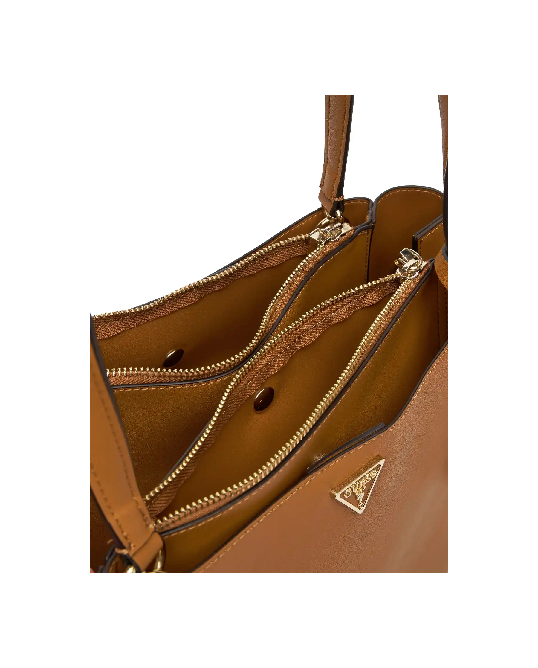 GUESS BORSA TALENT COGNAC