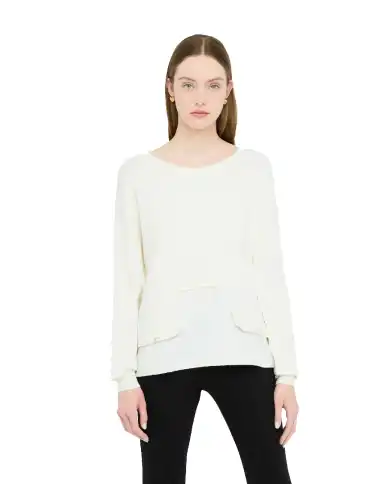 LIU JO MAGLIA BIANCO LIU JO MAGLIA BIANCO