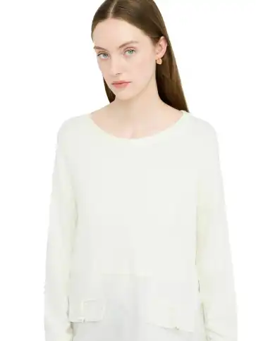 LIU JO MAGLIA BIANCO