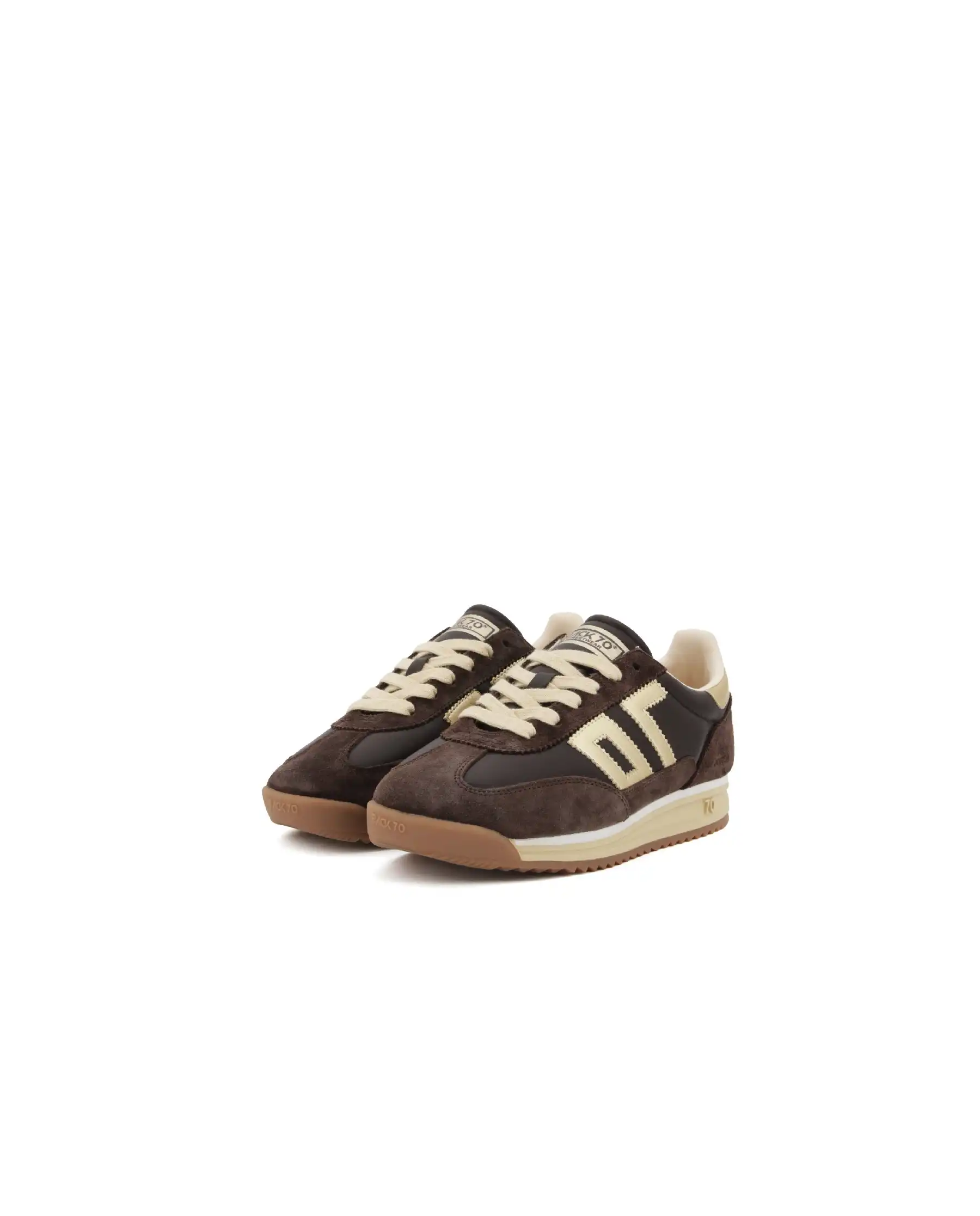 BACK 70 SNEAKERS JOGGER MARRONE