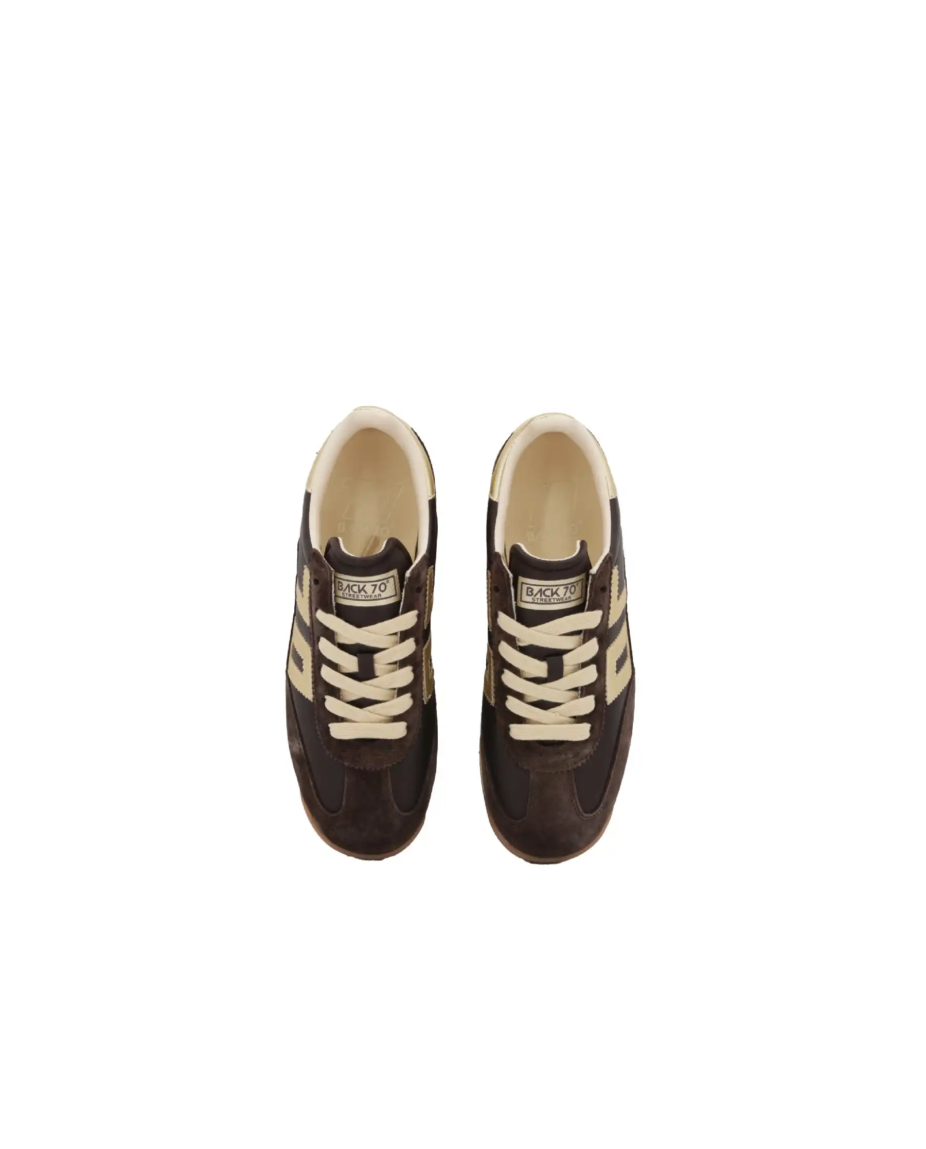 BACK 70 SNEAKERS JOGGER MARRONE