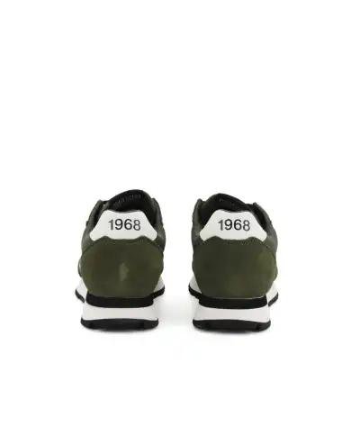SUN 68 SNEAKERS TOM SOLID VERDE MILITARE